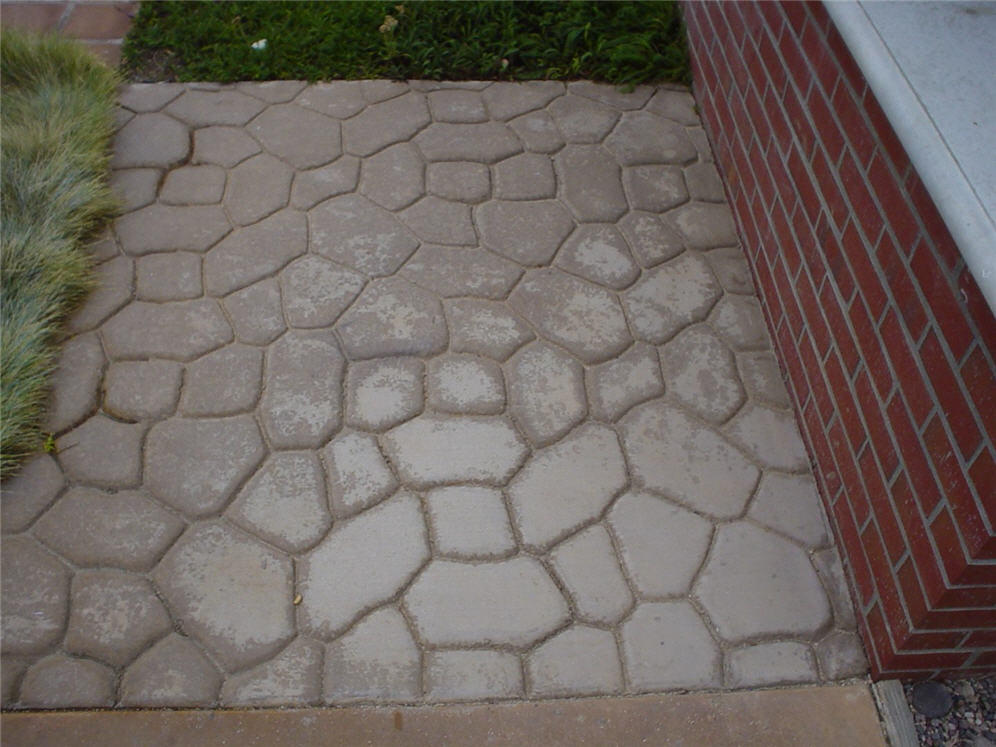 Colored Stamped Concrete