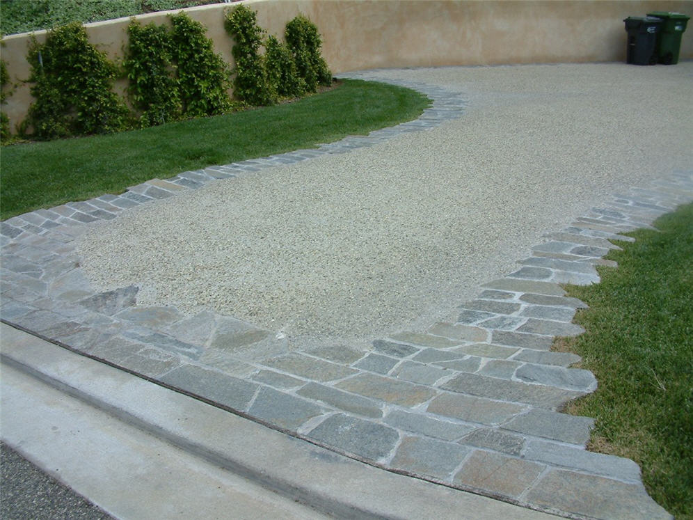 Granite Pavers and Aggregate Concrete