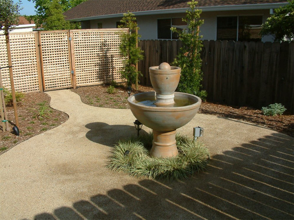 DG Patio and Water Feature